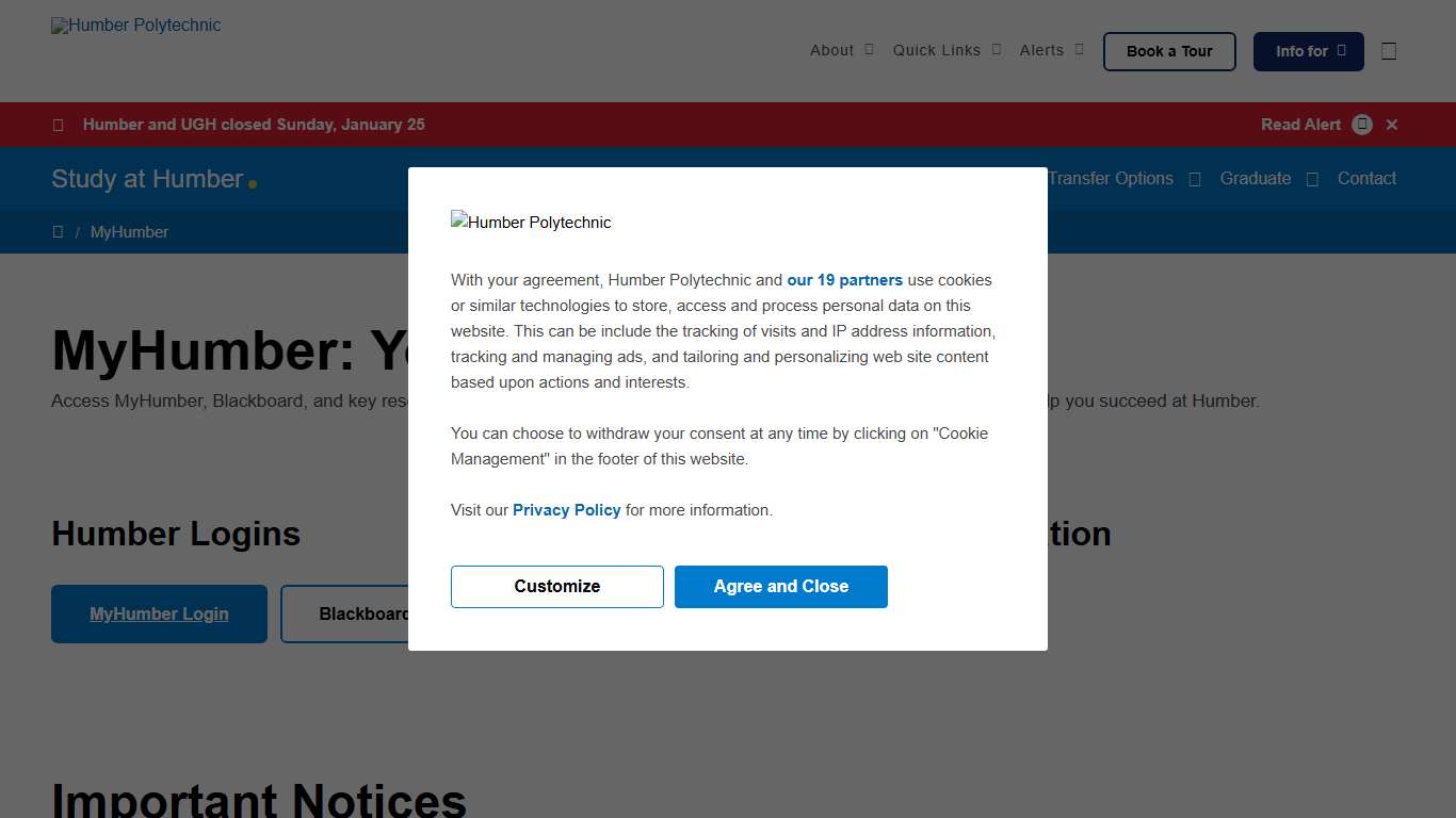 Humber Logins, Tools & Support at Humber Polytechnic Study at Humber
